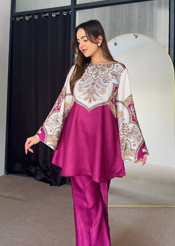 Luxury Hand-Inspired Embroidery Co-ord Set