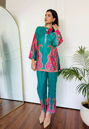 Classic Ethnic Royal Grace Designer Co-ord Set