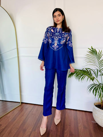 Traditional Touch Modern Style Co-ord Set